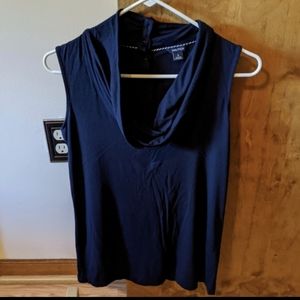 Nautica Navy Sleeveless Shirt, Size Small